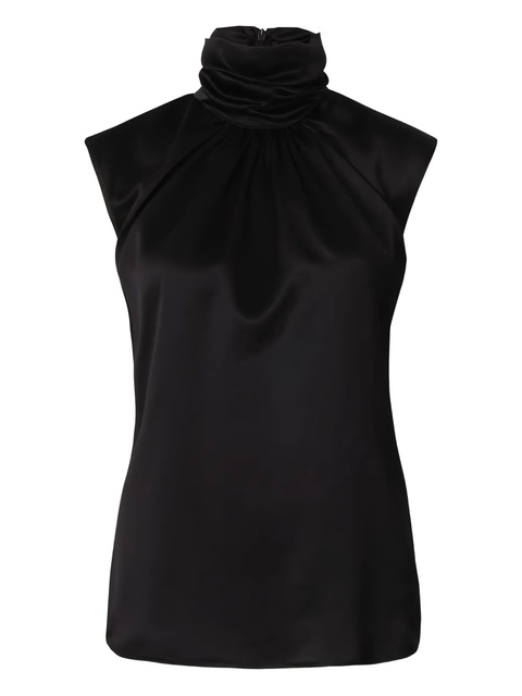La Reveche high-neck sleeveless blouse - Black - zdjęcie produktu nr 1