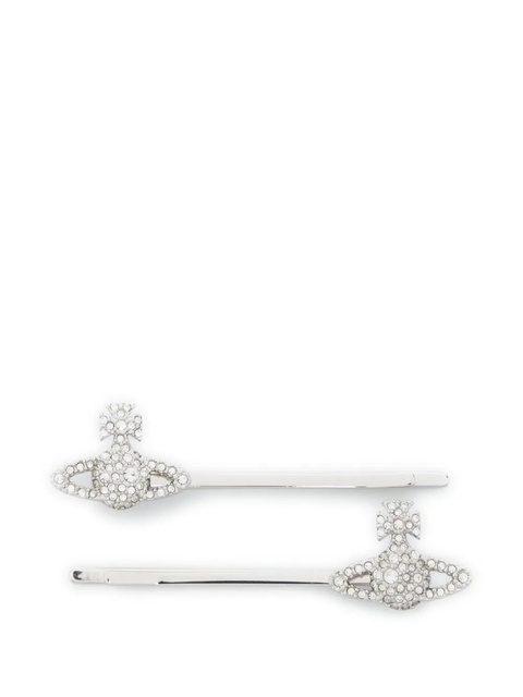 Vivienne Westwood Grace Bobby hair pin - Silver - zdjęcie produktu nr 2