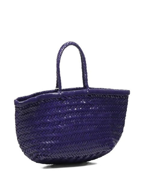 DRAGON DIFFUSION Triple Jump woven leather tote bag - Purple - zdjęcie produktu nr 1