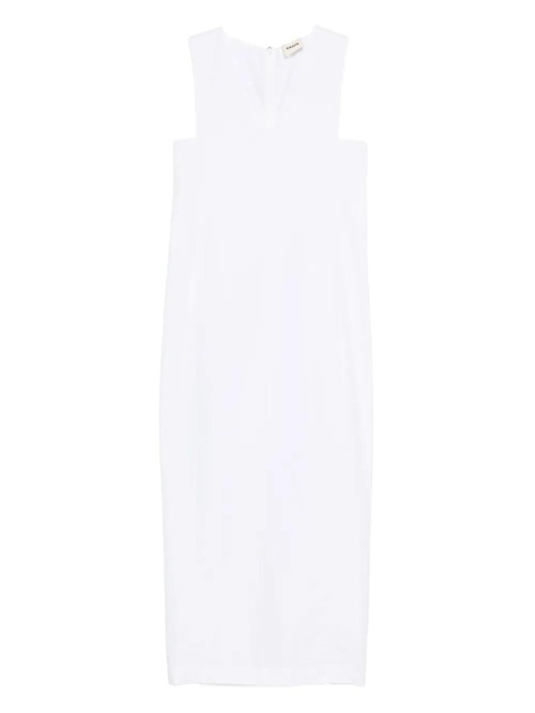 KHAITE Avery midi dress - White - zdjęcie produktu nr 1