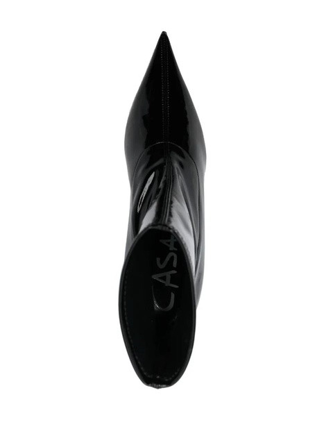 Casadei Elodie 80mm leather ankle boots - Black - zdjęcie produktu nr 2