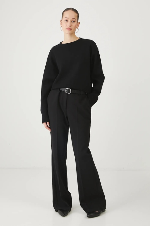 Medicine sweter damski kolor czarny lekki - zdjęcie produktu nr 2