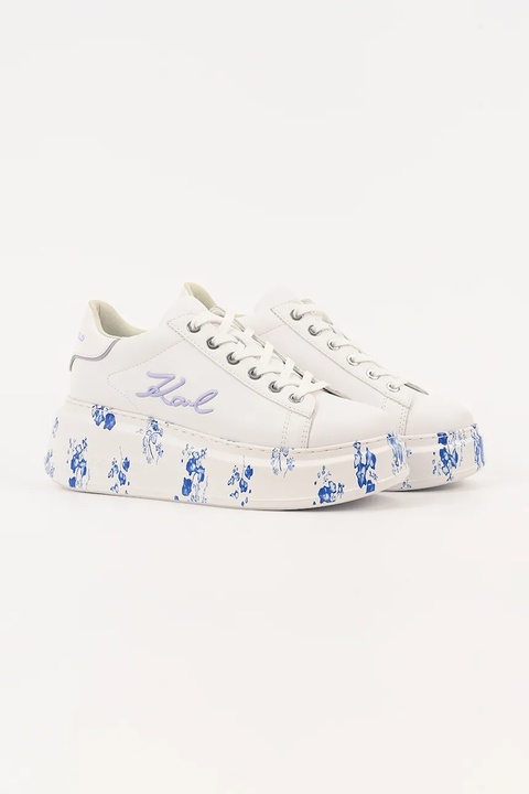 Karl Lagerfeld sneakersy skórzane ANAKAPRI damskie kolor biały KL63511F - zdjęcie produktu nr 2