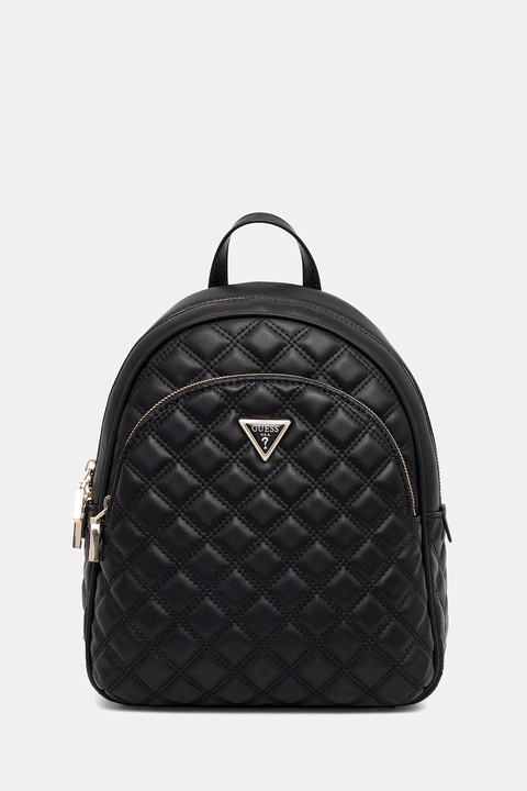 Guess plecak GIULLY damski kolor czarny mały gładki HWQG96 73320 - zdjęcie produktu nr 1