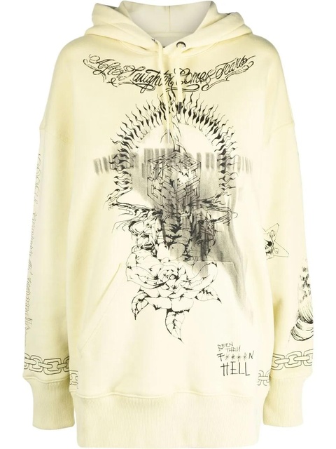 Givenchy oversized printed hoodie - Yellow - zdjęcie produktu nr 1