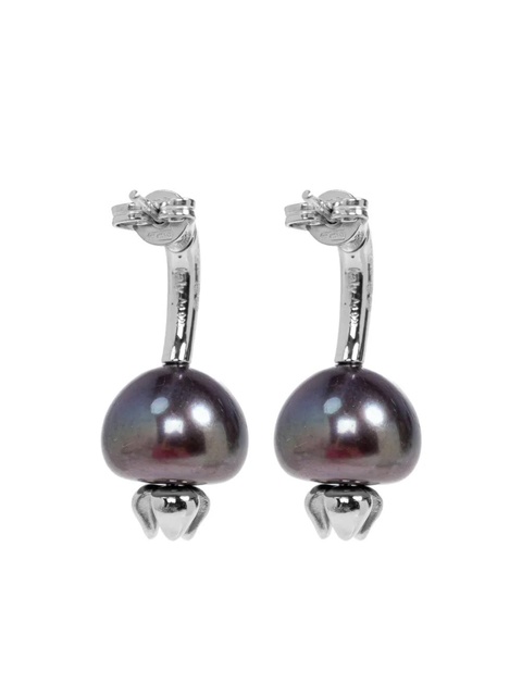 LOEWE pearl-drop earrings - Silver - zdjęcie produktu nr 1