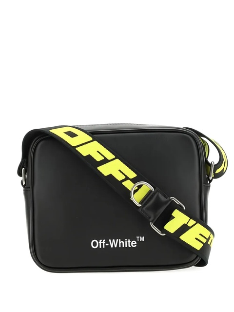 Off-White leather cross body bag - Black - zdjęcie produktu nr 1