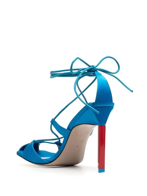 The Attico Adele 105mm lace-up sandals - Blue - zdjęcie produktu nr 2
