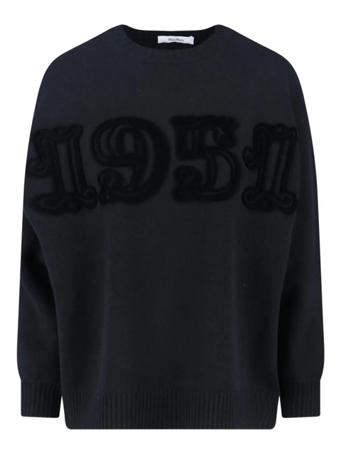 Max Mara 1951 logo sweater - Black - zdjęcie produktu nr 1