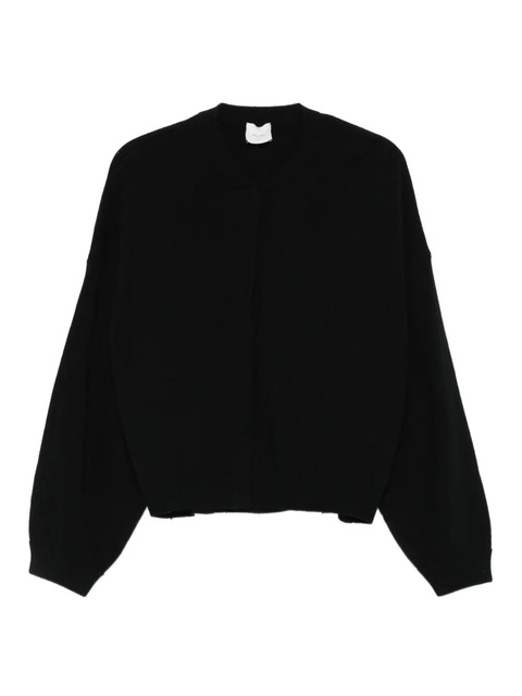 Alysi balloon-sleeve cardigan - Black - zdjęcie produktu nr 1