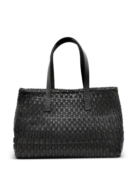 DRAGON DIFFUSION Salvage woven leather shoulder bag - Black - zdjęcie produktu nr 1