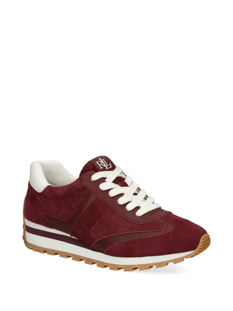 Lauren Ralph Lauren suede sneakers - Red - zdjęcie produktu nr 2