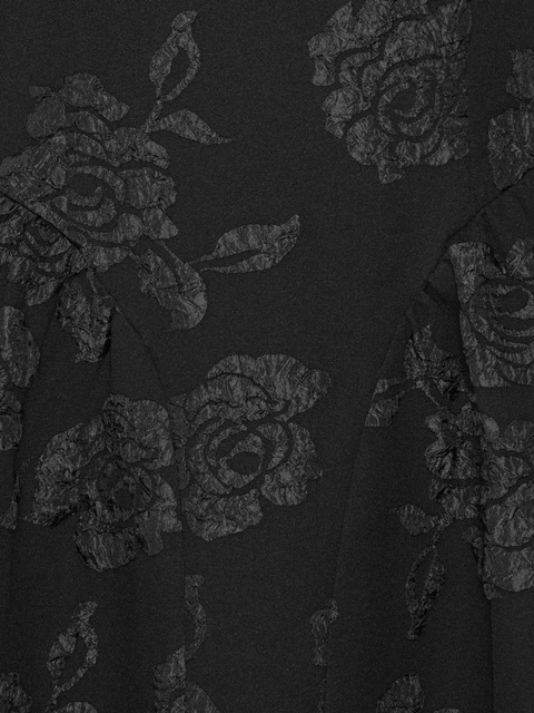 ROTATE BIRGER CHRISTENSEN floral-jacquard midi dress - Black - zdjęcie produktu nr 2