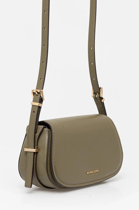 MICHAEL Michael Kors torebka skórzana kolor zielony 32S5GL0C1L - zdjęcie produktu nr 2