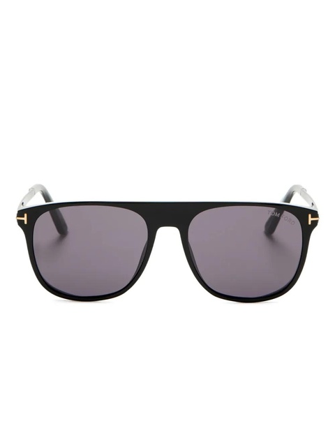 TOM FORD Eyewear pilot-frame sunglasses - 1330L1 Shiny Black - zdjęcie produktu nr 1