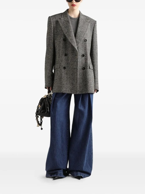 Dolce & Gabbana inverted-pleat jeans - Blue - zdjęcie produktu nr 2