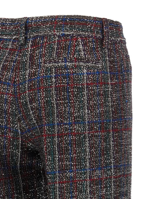 Missoni tartan patterned trousers - Grey - zdjęcie produktu nr 2