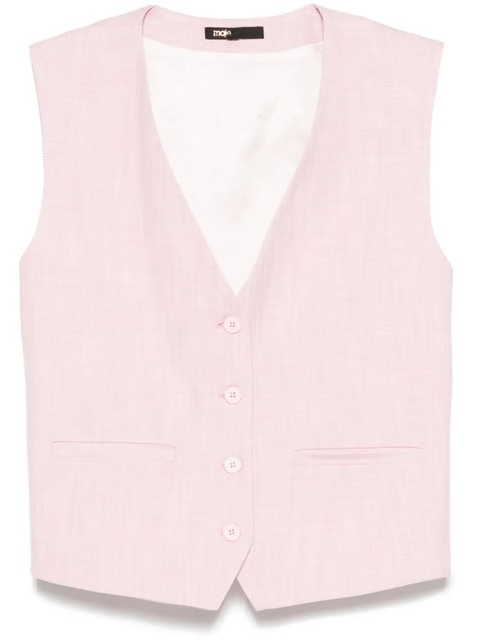 Maje single-breasted waistcoat - Pink - zdjęcie produktu nr 1