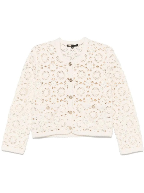 Maje floral-motif cardigan - White - zdjęcie produktu nr 1