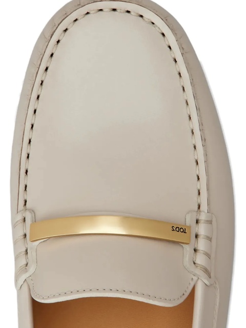 Tod's Gommino leather bar loafers - Neutrals - zdjęcie produktu nr 2