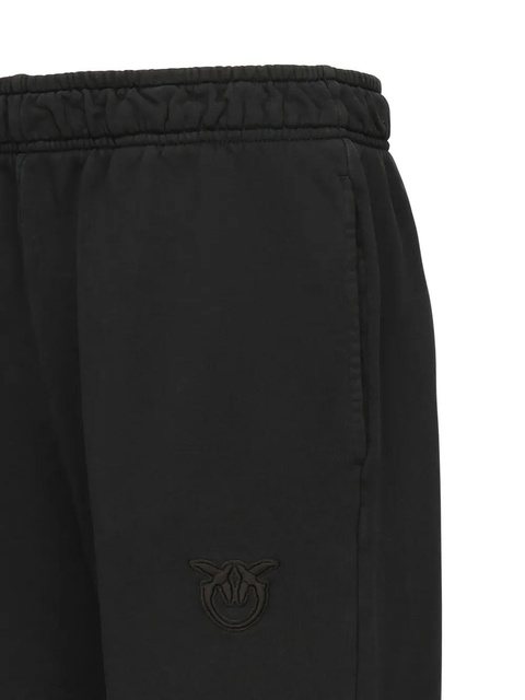 PINKO embroidered cuffed track pants - Black - zdjęcie produktu nr 2