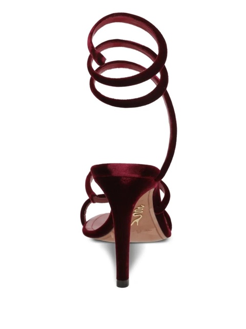 René Caovilla 80mm spiral-strap sandals - Red - zdjęcie produktu nr 2