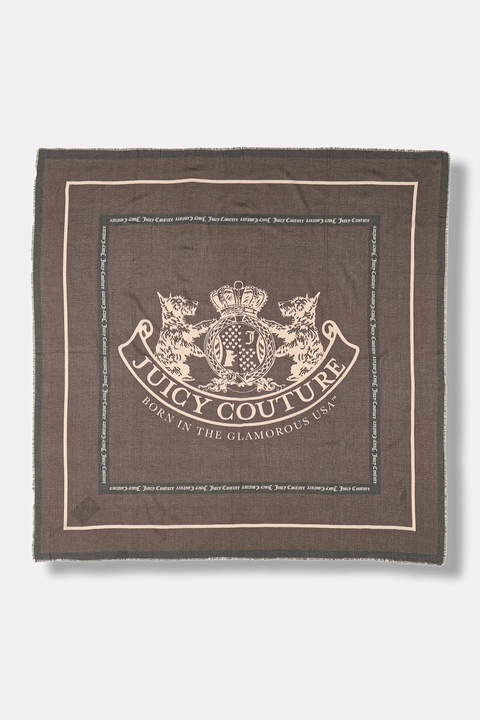 Juicy Couture chusta Pashmina damska kolor brązowy wzorzysta AIJFO8612WPO - zdjęcie produktu nr 2