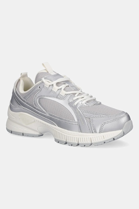 Armani Exchange sneakersy damskie kolor srebrny XW001628 AF17453 MZ127 - zdjęcie produktu nr 1