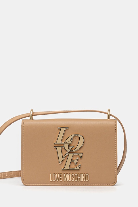 Love Moschino torebka kolor beżowy JC4158PP1 - zdjęcie produktu nr 1