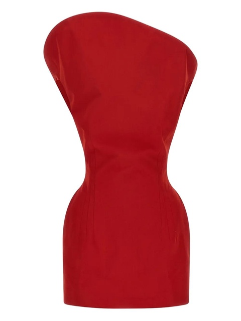 Magda Butrym sculpted one-shoulder mini dress - Red - zdjęcie produktu nr 1