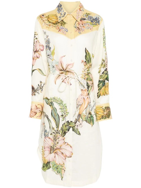 ALEMAIS Oleander midi dress - Yellow - zdjęcie produktu nr 1