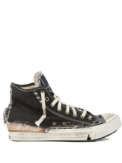 Maison Margiela distressed high-top sneakers - Black - zdjęcie produktu nr 1