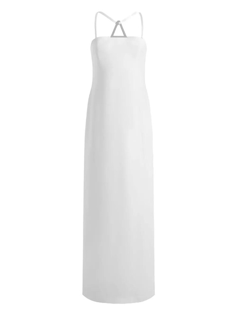16Arlington Ilian crêpe gown - White - zdjęcie produktu nr 1