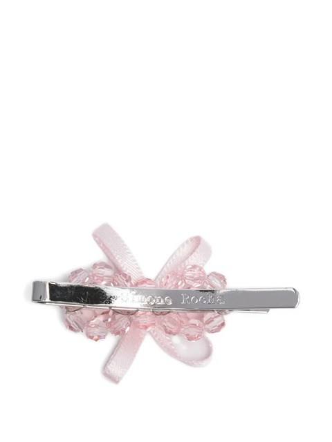 Simone Rocha beaded bow hair clip - Silver - zdjęcie produktu nr 2