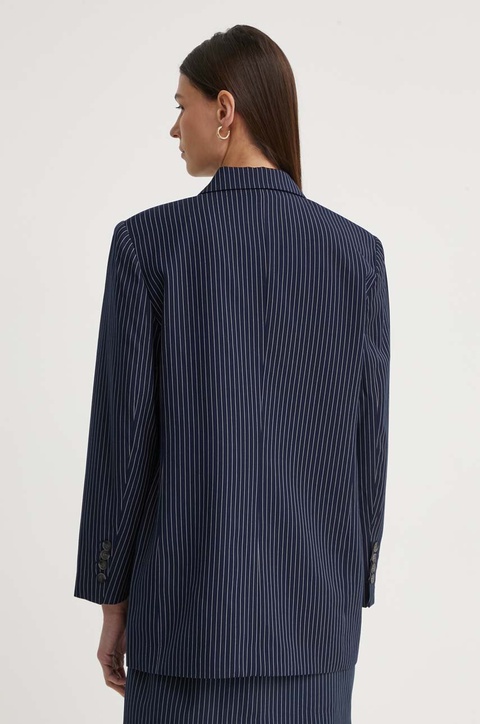 2NDDAY marynarka 2ND Herman - Pinstripe kolor granatowy dwurzędowa wzorzysta 2244115170 - zdjęcie produktu nr 1