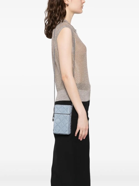 Tory Burch Fleming phone crossbody bag - Blue - zdjęcie produktu nr 2