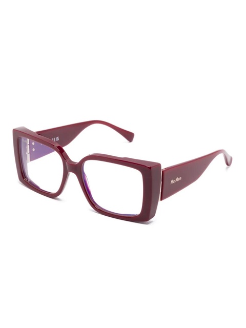 Max Mara Eyewear square-frame glasses - Red - zdjęcie produktu nr 1