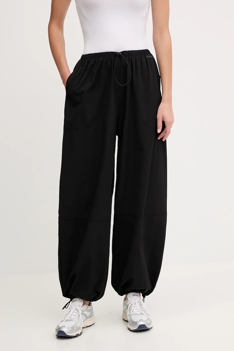 Calvin Klein Performance spodnie damskie kolor czarny szerokie high waist LVGWF5P616 - zdjęcie produktu nr 1