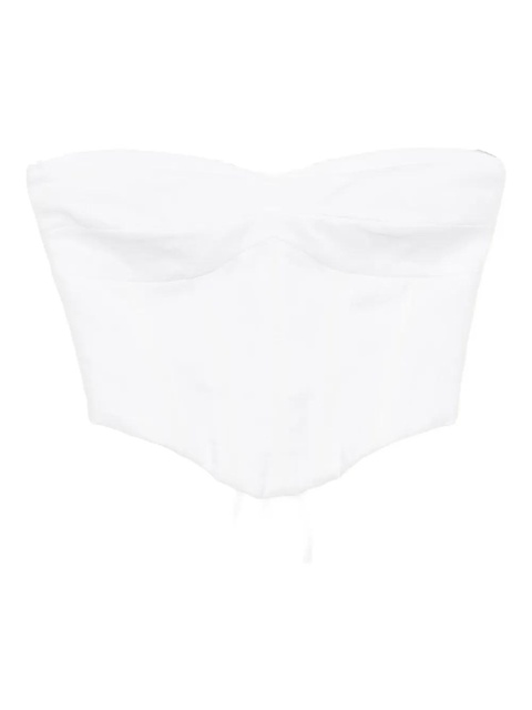 Reformation Pacie linen top - White - zdjęcie produktu nr 1