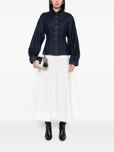 AGOLDE Devon buttoned shirt - Blue - zdjęcie produktu nr 2