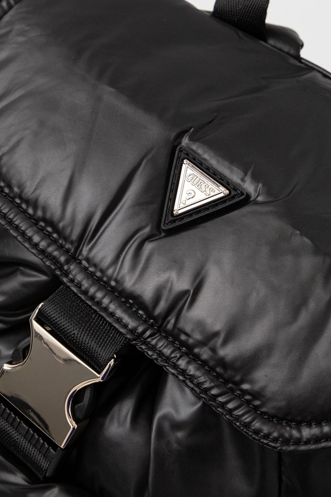 Guess plecak damski kolor czarny mały gładki V5BZ13 WF820 - zdjęcie produktu nr 2