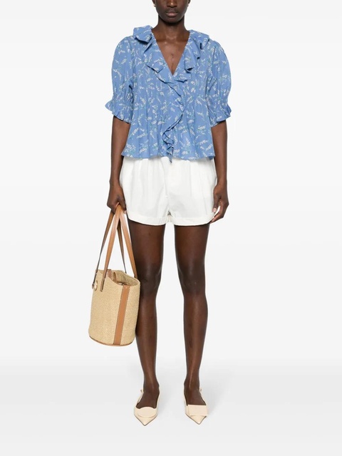 DÔEN Paige poplin shorts - White - zdjęcie produktu nr 2