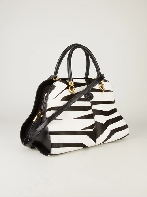 Tod's printed tote bag - Black - zdjęcie produktu nr 1