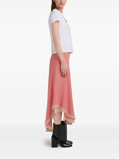 Marni floral-embroidered T-shirt - 0AW01 LILY WHITE - zdjęcie produktu nr 2
