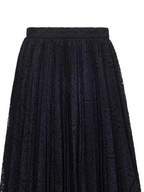 Max Mara Leandro pleated midi skirt - Blue - zdjęcie produktu nr 1