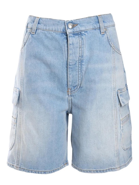 Off-White denim cargo shorts - Blue - zdjęcie produktu nr 1