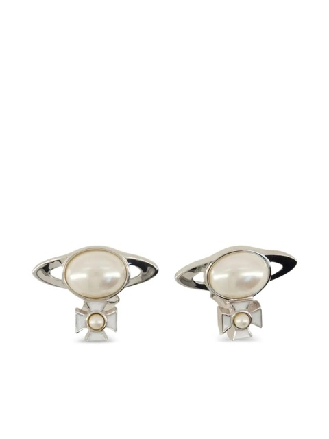 Vivienne Westwood Orb pearl earrings - Silver - zdjęcie produktu nr 1