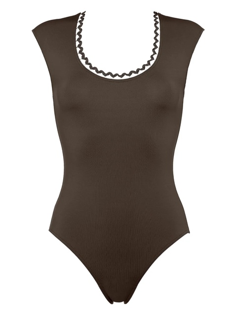 ERES Party scalloped swimsuit - Brown - zdjęcie produktu nr 1