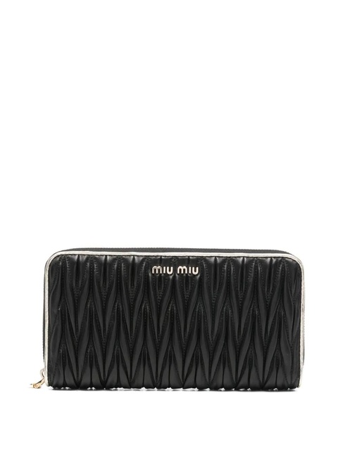 Miu Miu logo-plaque wallet - Black - zdjęcie produktu nr 2