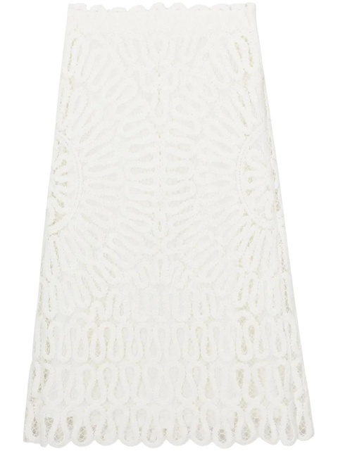 Simkhai high-waist A-line skirt - White - zdjęcie produktu nr 1